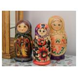 Collection of Russian Nesting Dolls