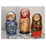 Collection of Russian Nesting Dolls