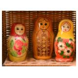 Collection of Russian Nesting Dolls