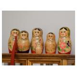 Collection of Russian Nesting Dolls