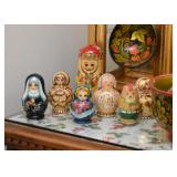 Collection of Russian Nesting Dolls