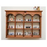 Wooden Display / Wall Shelf, Miniatures