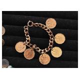 Costume Jewelry (Coin Charm Bracelets)