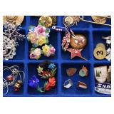 Costume Jewelry (Brooches, Earrings, Pins)