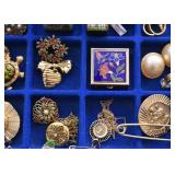 Costume Jewelry (Brooches, Earrings, Pins)