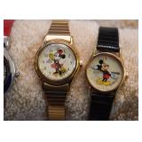 Mickey Mouse (Seiko) & Minnie Mouse (Lorus) Watches