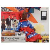 Games, Ronald Reagan Paper Dolls, Jamaican Cloth Doll