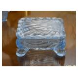 Vintage Blue Glass Box