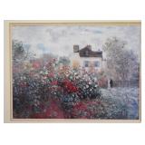 Framed Art Print (Cottage Garden)