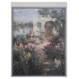 Framed Art Print (Seaside Garden)