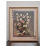 Framed Art Print (Tulips Still Life)