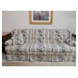 Vintage Floral 3-Seat Sofa 