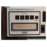 Vintage Panasonic Solid State 8 Track Stereo / Radio with Speakers