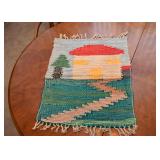 Handmade Woven Tapestry / Small Rug