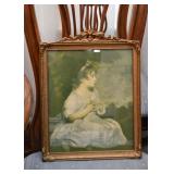 Vintage Framed Child Portrait