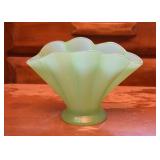 Jadeite Green Glass Vase