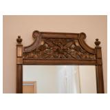 Vintage Lowboy Chest of Drawers with Mirror