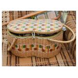 Sewing Basket with Notions