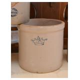 Stoneware 2 Gallon Crock with Blue Crown Mark