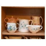 Ceramic Pitchers, Creamers & Teapots