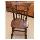 Vintage Wood Kitchen Table with 4 Chairs