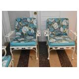 Vintage White Iron Porch / Patio Set (Sofa, Loveseat & 2 Chairs)