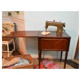 Vintage Free-Westinghouse Sewing Machine with Cabinet