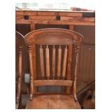 Set of 4 Wooden Spindle Side Chairs