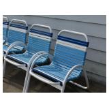 Set of 4 Patio / Garden Chairs