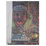 Kingston Mines Chicago Blues Folk Art Window Artwork (Approx. 28" W x 34.25" L including frame) Kingston Mines Chicago Blues Folk Art Window Artwork (Approx. 28" W x 34.25" L including frame)