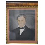 Antique Portrait (Approx. 16.25" L x 18.5" H including frame) Antique Portrait (Approx. 16.25" L x 18.5" H including frame)