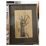 Curt Frankenstein Lithograph, "The Nest", Signed & Numbered (Approx. 18" L 24" H including frame)