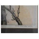 Curt Frankenstein Lithograph, "The Nest", Signed & Numbered (Approx. 18" L 24" H including frame)