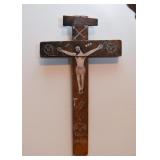 Folk Art Crucifix / Cross (Approx. 10" L x 5.75" W) Folk Art Crucifix / Cross (Approx. 10" L x 5.75" W)