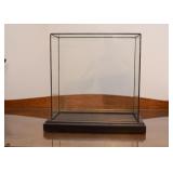 Rectangular Display Case (Approx. 13.5" L x 12.25" H x 6.75" Deep including wood base) Rectangular Display Case (Approx. 13.5" L x 12.25" H x 6.75" Deep including wood base)