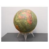 Vintage Globe (Approx. 14" H)