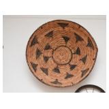 African Woven Coil Basket (Approx. 19.5" Diameter)