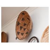 African Woven Coil Basket (Approx. 19.5" Diameter)