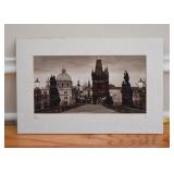 Prague Art Photography, wrapped in cellophane (Approx. 14.25" L x 9.25" H including mat)