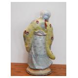Chinese Porcelain Statue / Figure (Approx. 12" H) Chinese Porcelain Statue / Figure (Approx. 12" H)