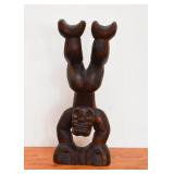 African Wood Carving (Approx. 11.75" H)