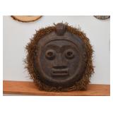 African Mask (Luba Tribe, Approx. 17" H)