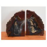 Geode Bookends (Approx. 7" H) Geode Bookends (Approx. 7" H)