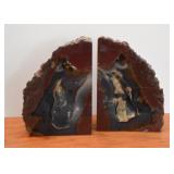 Geode Bookends (Approx. 7" H)