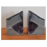 Geode Bookends (Approx. 4.75" H)