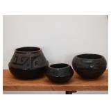 Native American Pottery / Santa Clara Black Pottery Native American Pottery / Santa Clara Black Pottery