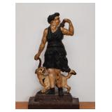 Antique Cast Iron Doorstop (Approx. 12.5" H) Antique Cast Iron Doorstop (Approx. 12.5" H)