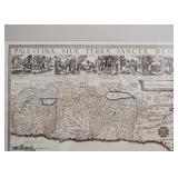 Palestine Map (Approx. 29.25" L x 24" H including frame) Palestine Map (Approx. 29.25" L x 24" H including frame)
