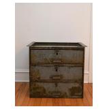 Industrial Metal Chest of Drawers