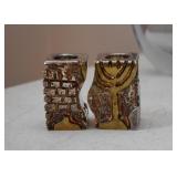 Judaica - Israeli Candle Holders Judaica - Israeli Candle Holders